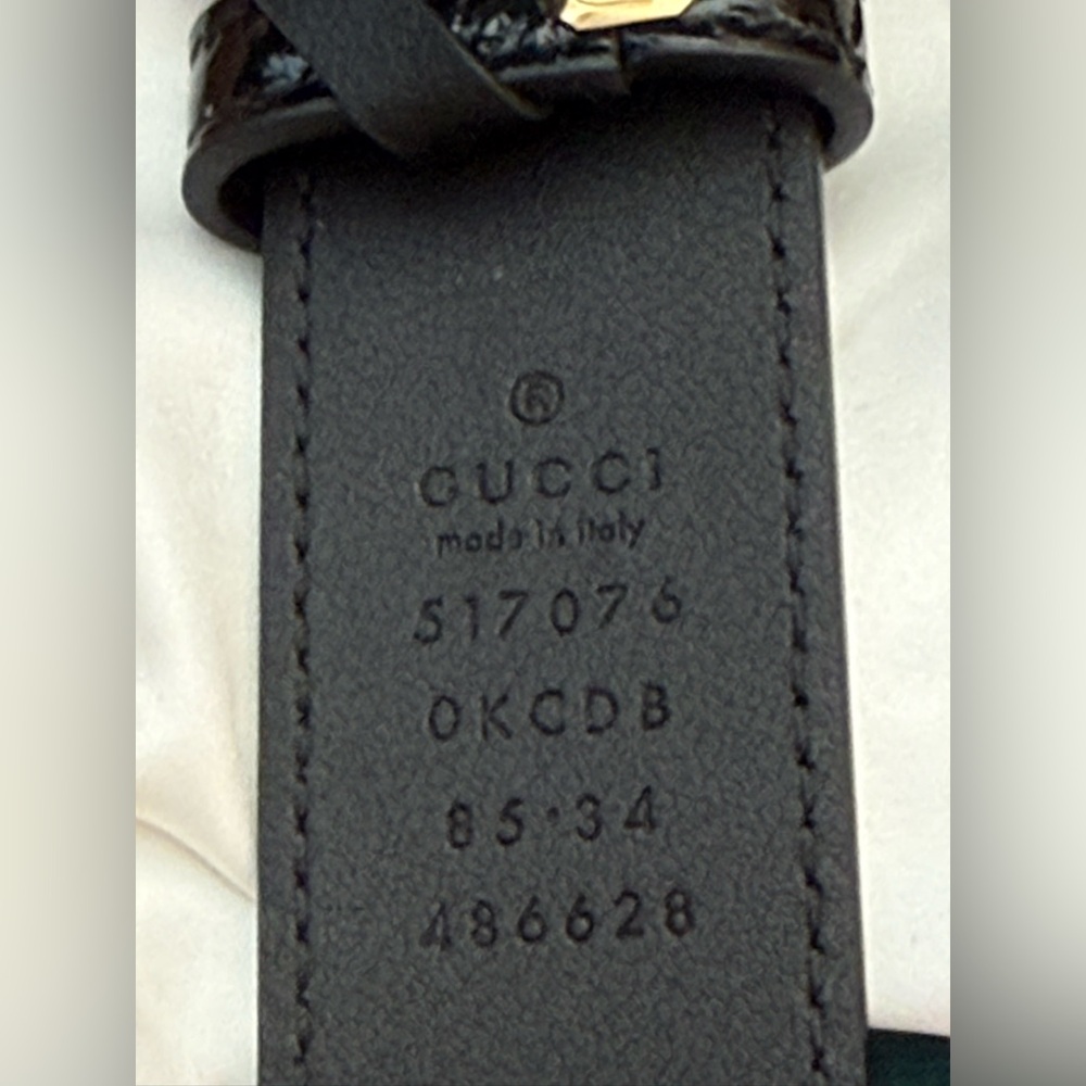 Gucci Black and Brown Belt Bag with Gold Accents - Picture 14 of 16